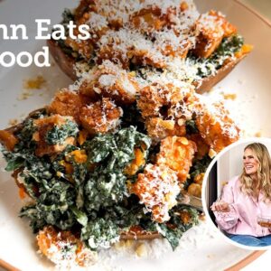 Jenn Eats Goood Stuffed Sweet Potatoes