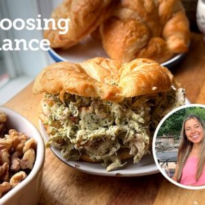 Walnut Pesto Chicken Salad