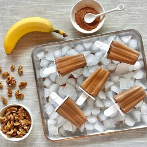 Banana Walnut Fudgesicles